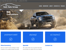 Tablet Screenshot of katyautogroup.com